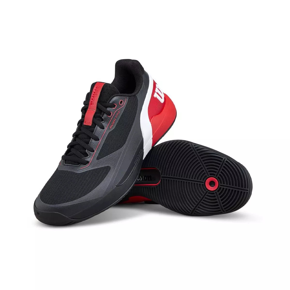 Wilson Rush Pro 5 Padel Shoes Black / Red – 8