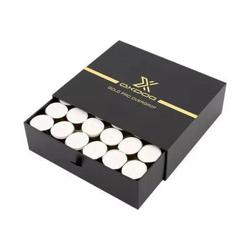 Oxdog Gold Pro White Overgrips - 60 Pack