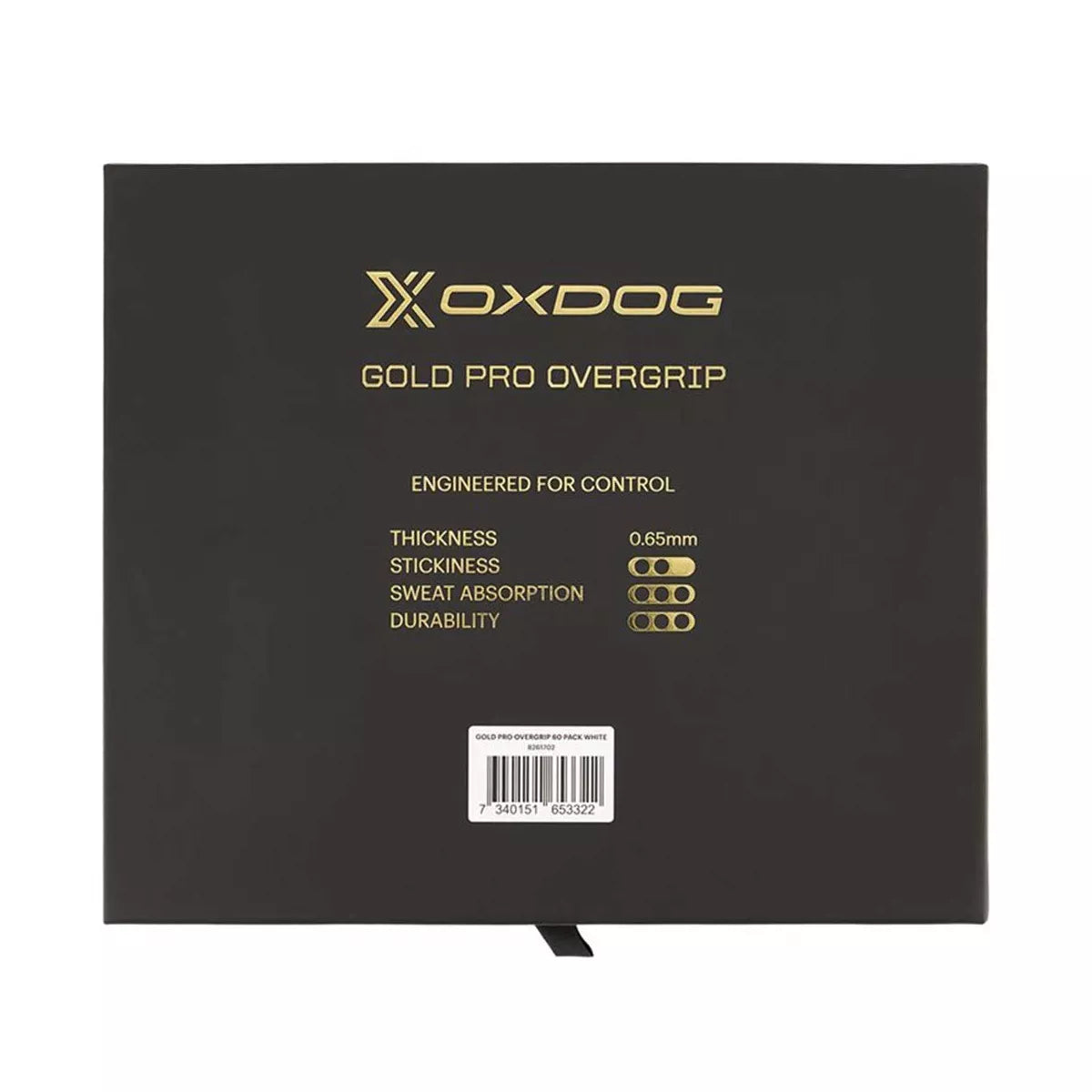 Oxdog Gold Pro White Overgrips - 60 Pack – 4