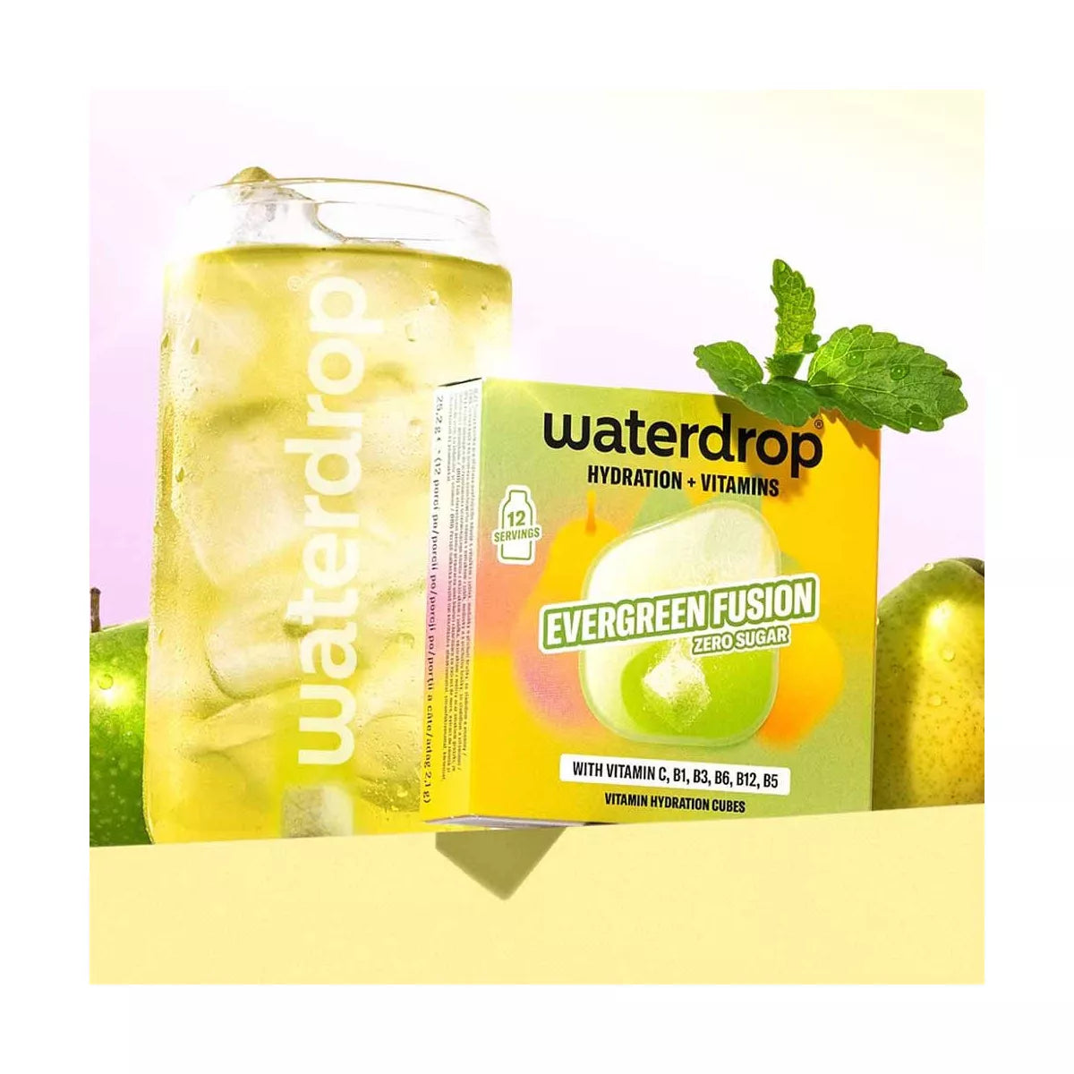 Waterdrop Fusion Apple & Pear Microdrink x12 – 2