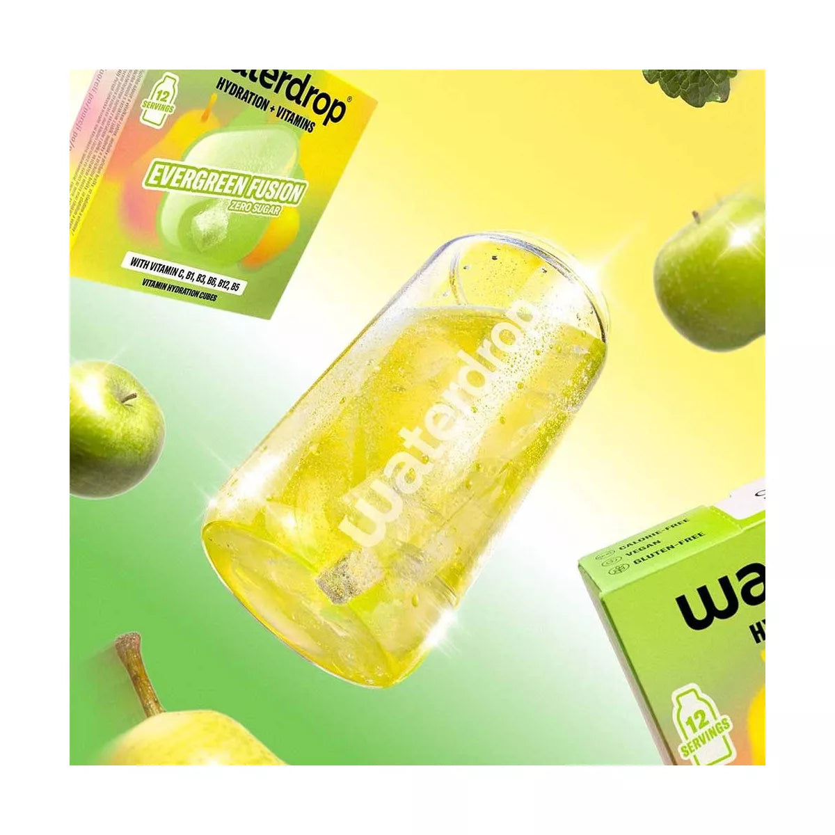Waterdrop Fusion Apple & Pear Microdrink x12 – 4