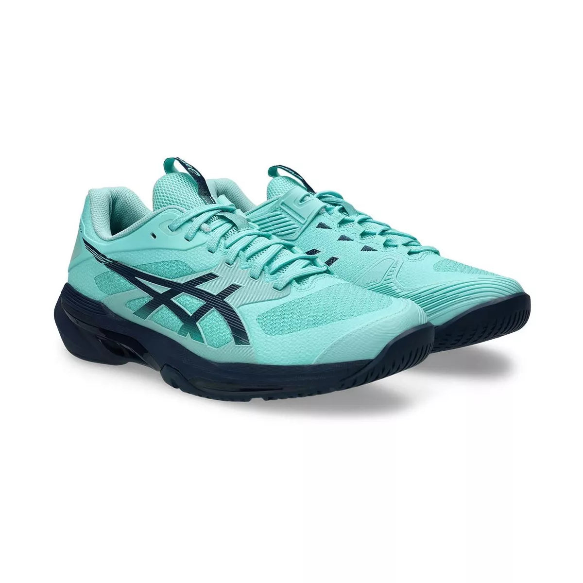 Asics Gel Solution Speed FF 4 Turquoise Tennis Shoes – 6