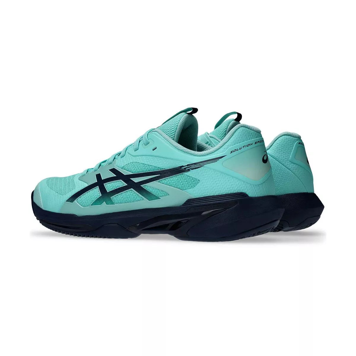 Asics Gel Solution Speed FF 4 Clay Court Tennis Shoes Blue / Turquoise – 4