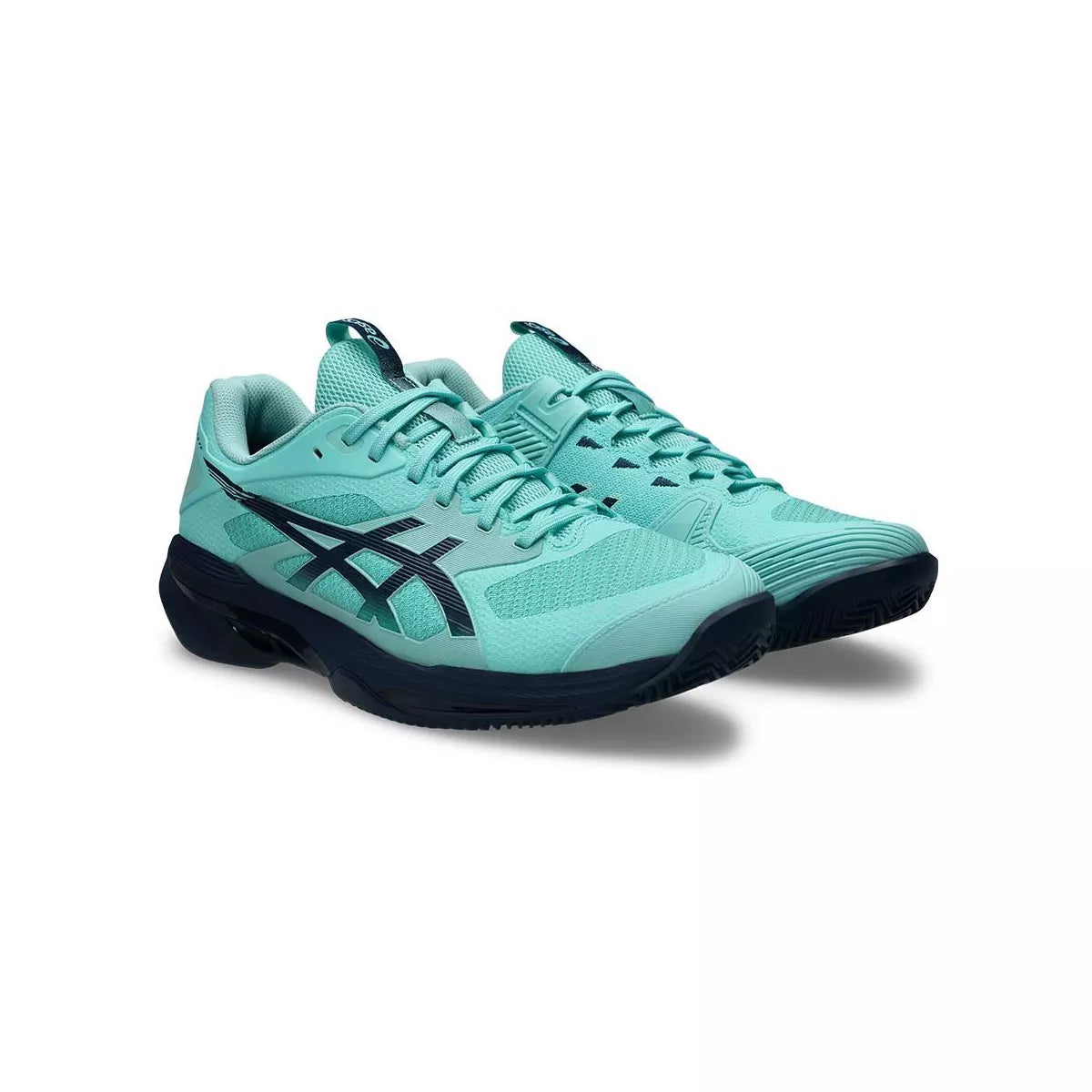 Asics Gel Solution Speed FF 4 Clay Court Tennis Shoes Blue / Turquoise – 5