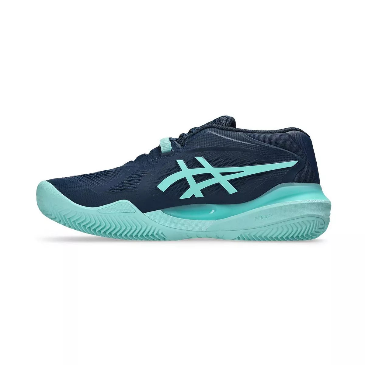 Asics Gel Resolution X Clay Tennis Shoes Navy / Turquoise – 2