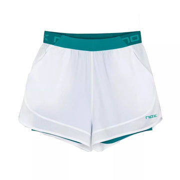 Nox Pro Women's Padel Shorts White / Green