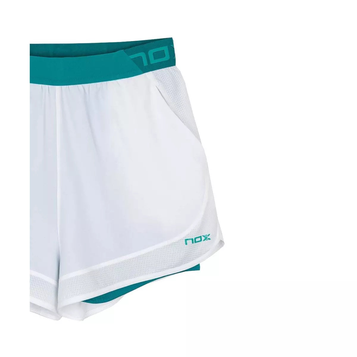 Nox Pro Women's Padel Shorts White / Green – 5
