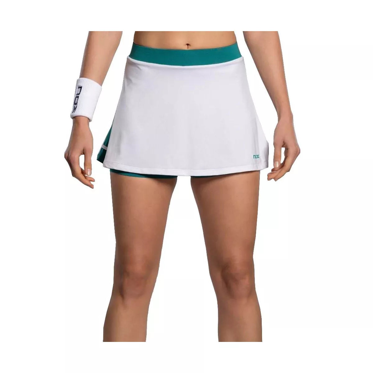 Nox Pro Women's Tennis Skirt White / Green – 4