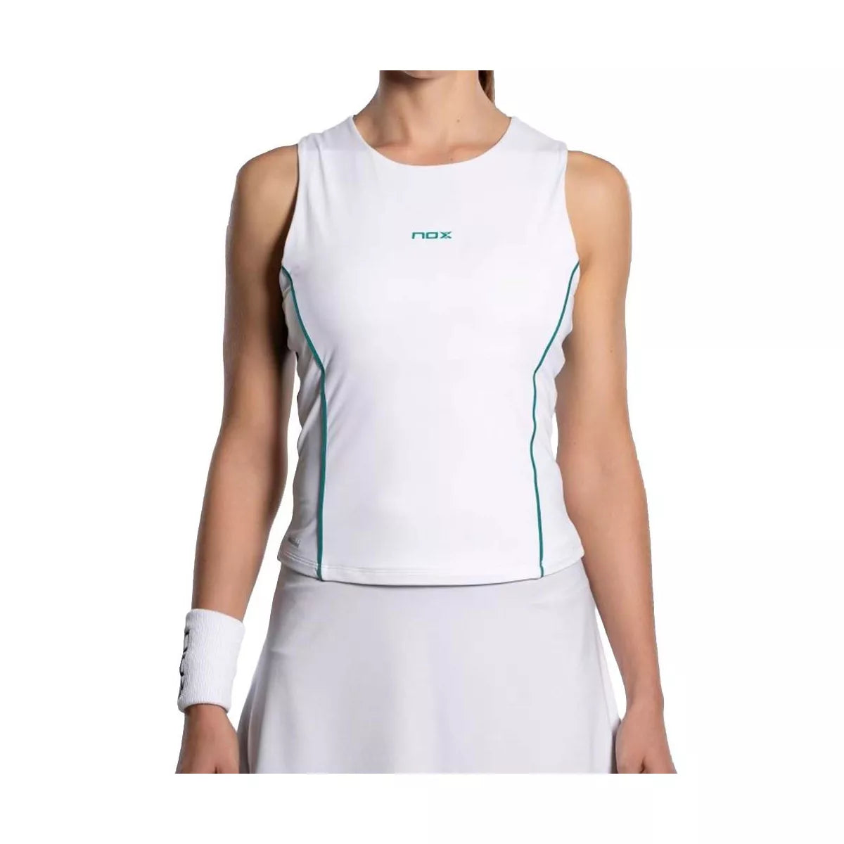 Nox Pro Women's Tank Top - White / Green – 3