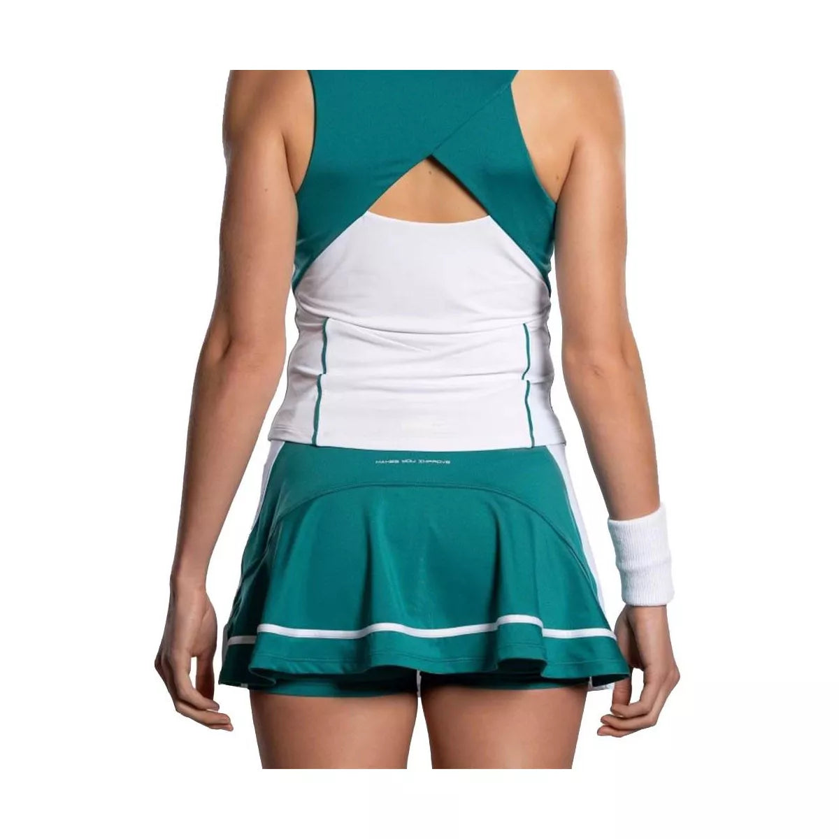 Nox Pro Women's Tank Top - White / Green – 4