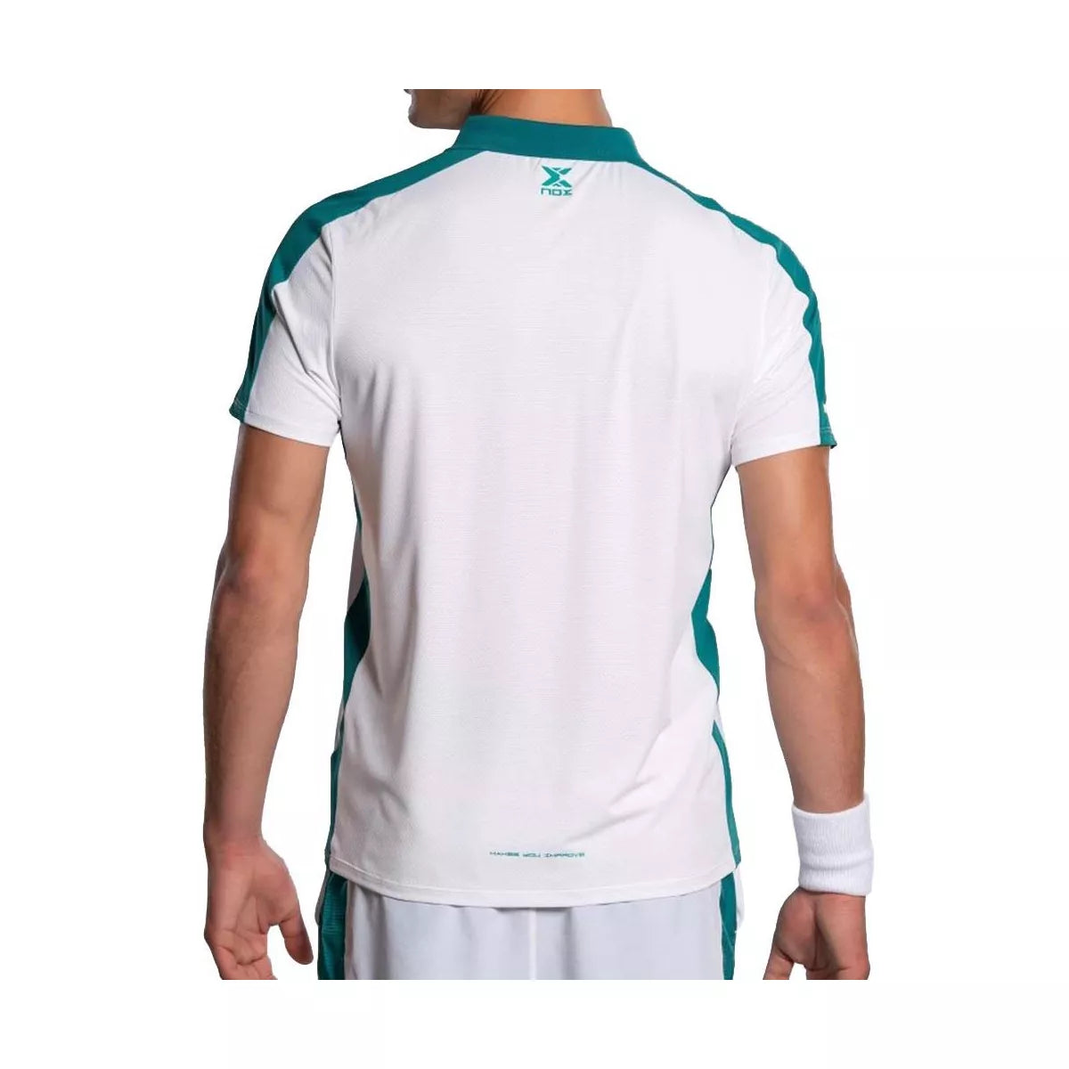 Nox Pro Polo White / Green – 4