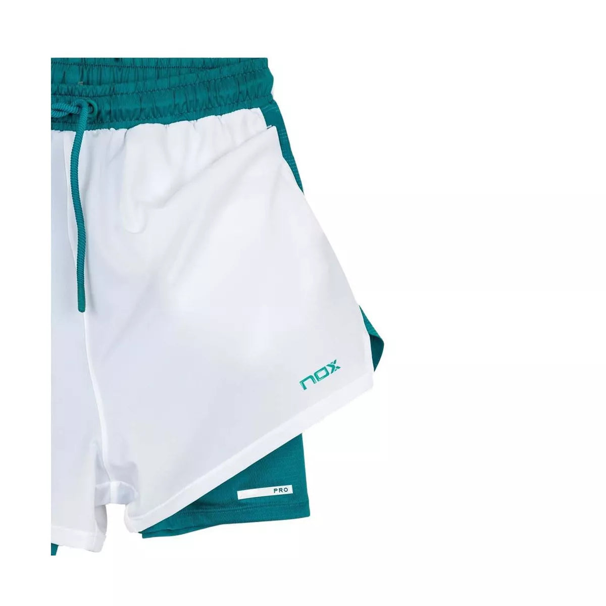 Nox Pro White/Green Shorts – 5