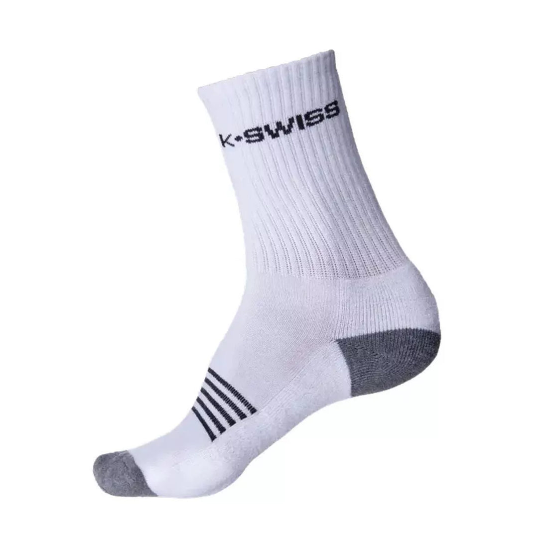 K-Swiss Sport Crew Socks 3-Pack White / Black