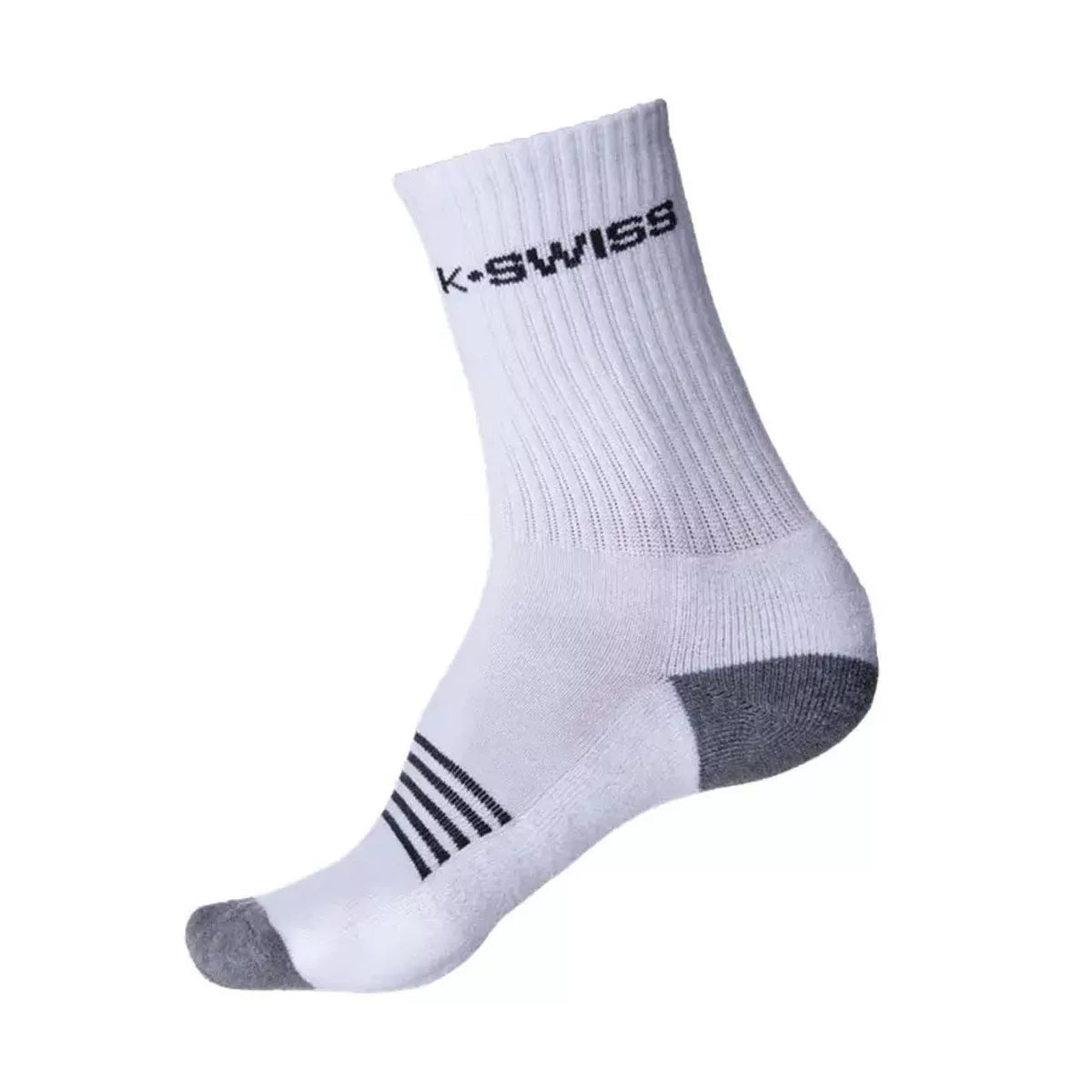 K-Swiss Sport Crew Socks 3-Pack White / Black