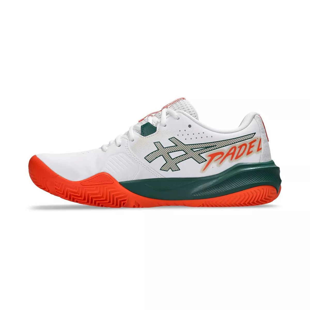 Asics Gel Challenger 15 Padel Shoes White / Orange – 2