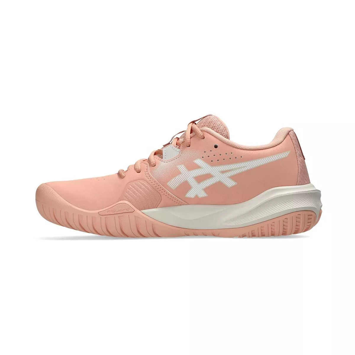 Women's Asics Gel Challenger 15 Tennis Shoes - Peach / White – 2