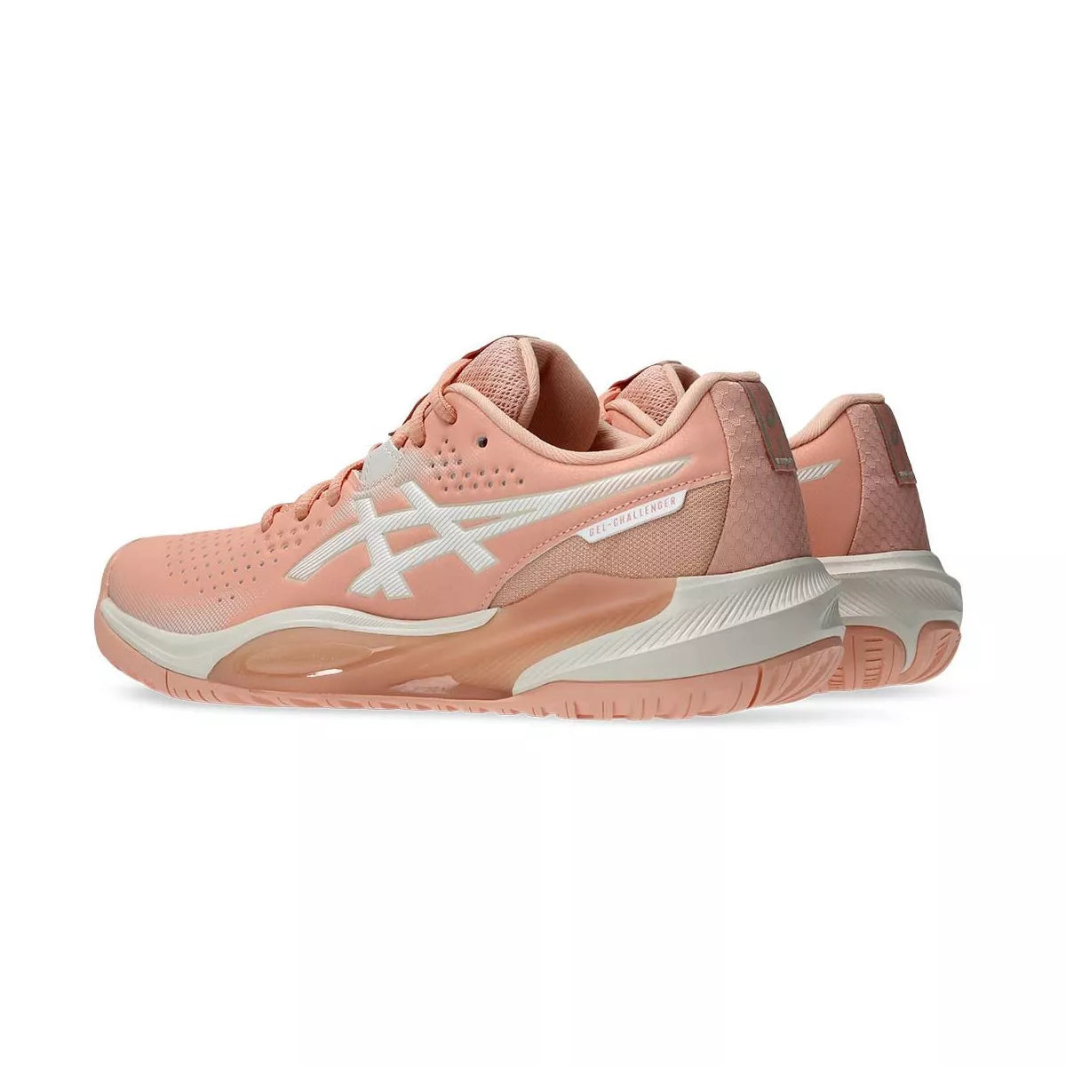 Women's Asics Gel Challenger 15 Tennis Shoes - Peach / White – 6