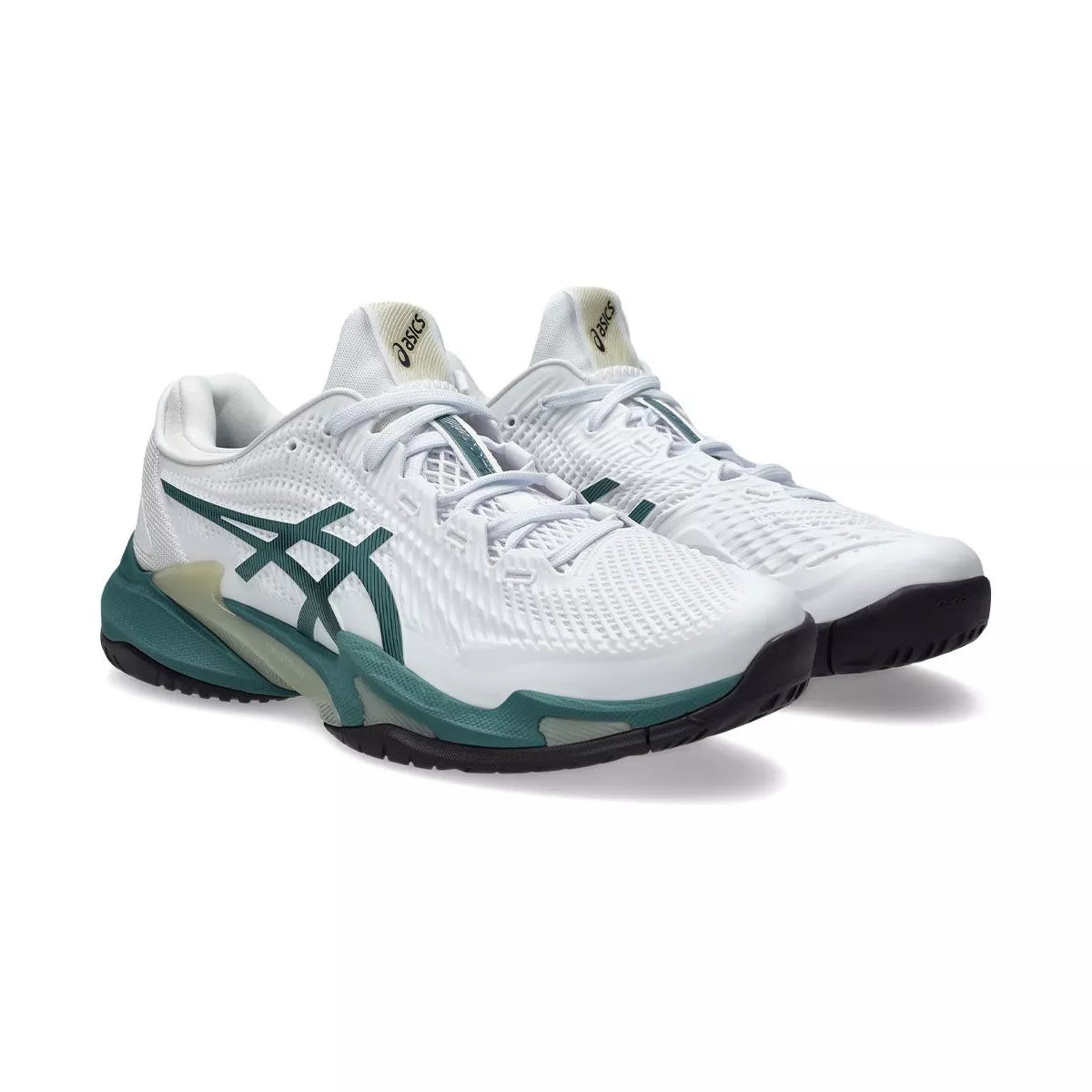 Asics Gel Court FF 3 Tennis Shoes White / Green – 4