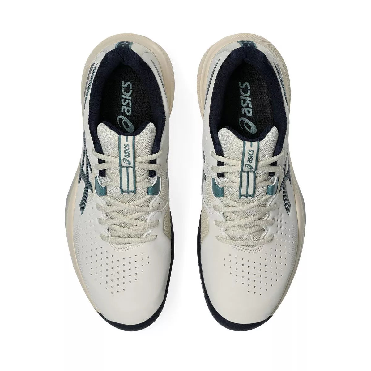 Asics Gel Challenger 15 Tennis Shoes Beige / Midnight Blue – 5