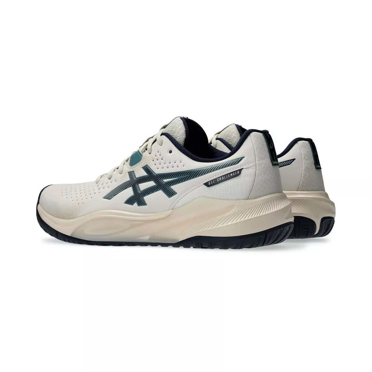 Asics Gel Challenger 15 Tennis Shoes Beige / Midnight Blue – 7