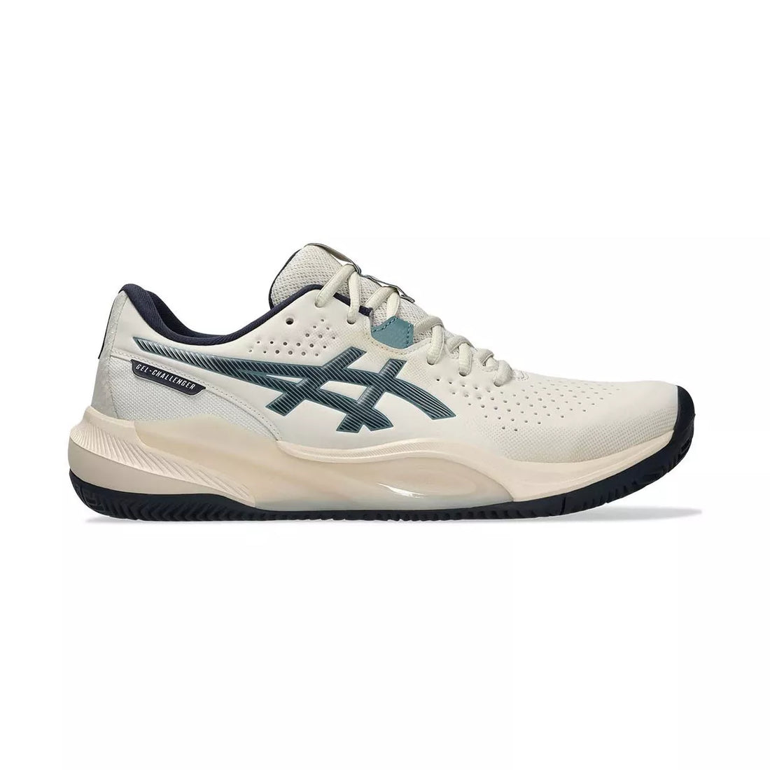 Asics Gel Challenger 15 Clay Tennis Shoes Beige / Midnight Blue