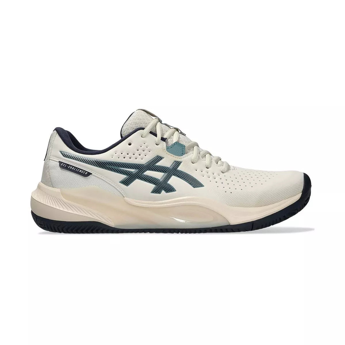 Asics Gel Challenger 15 Clay Tennis Shoes Beige / Midnight Blue
