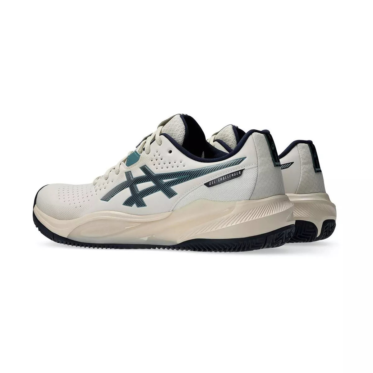 Asics Gel Challenger 15 Clay Tennis Shoes Beige / Midnight Blue – 6