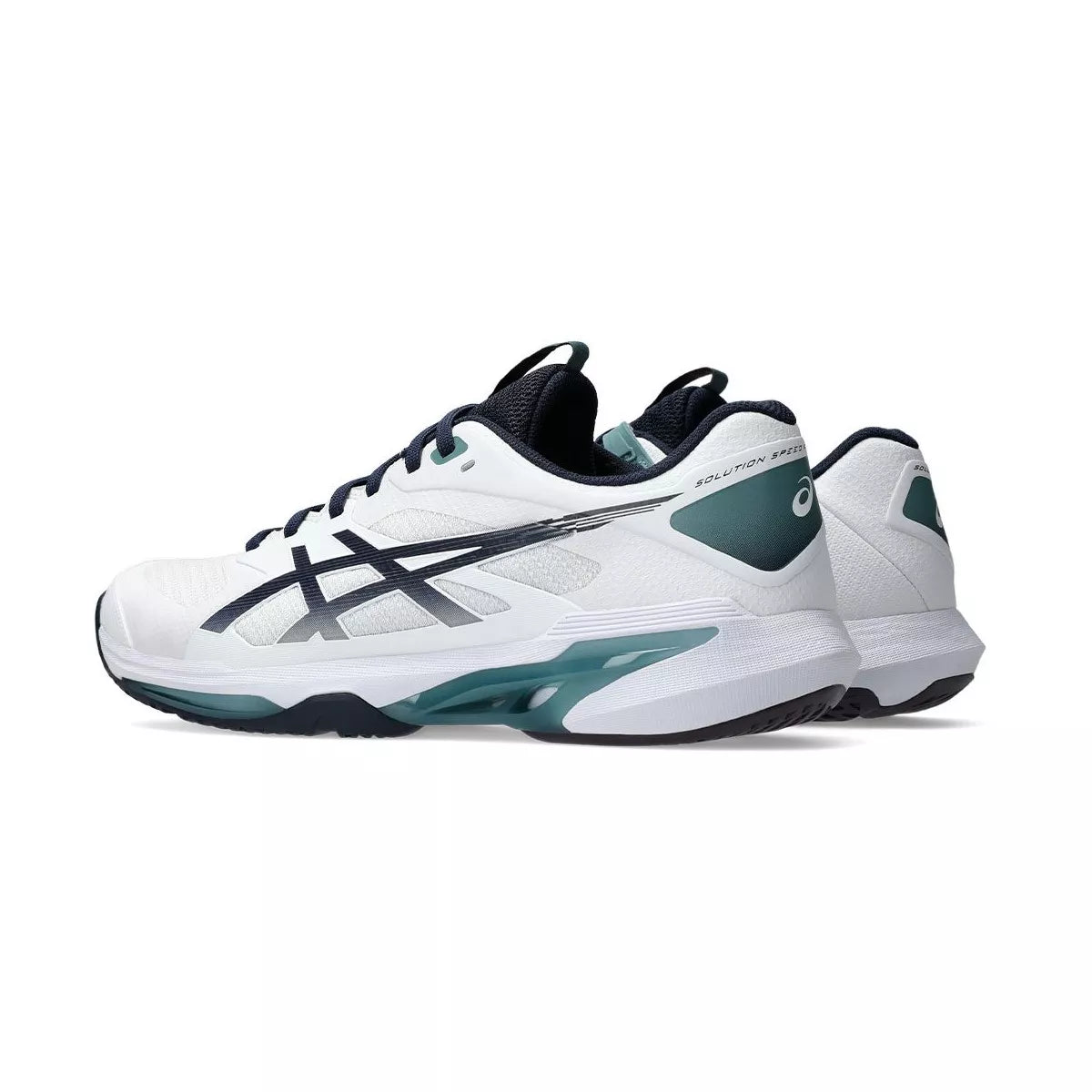 Asics Gel Solution Speed FF 4 Tennis Shoes White / Midnight Blue – 3