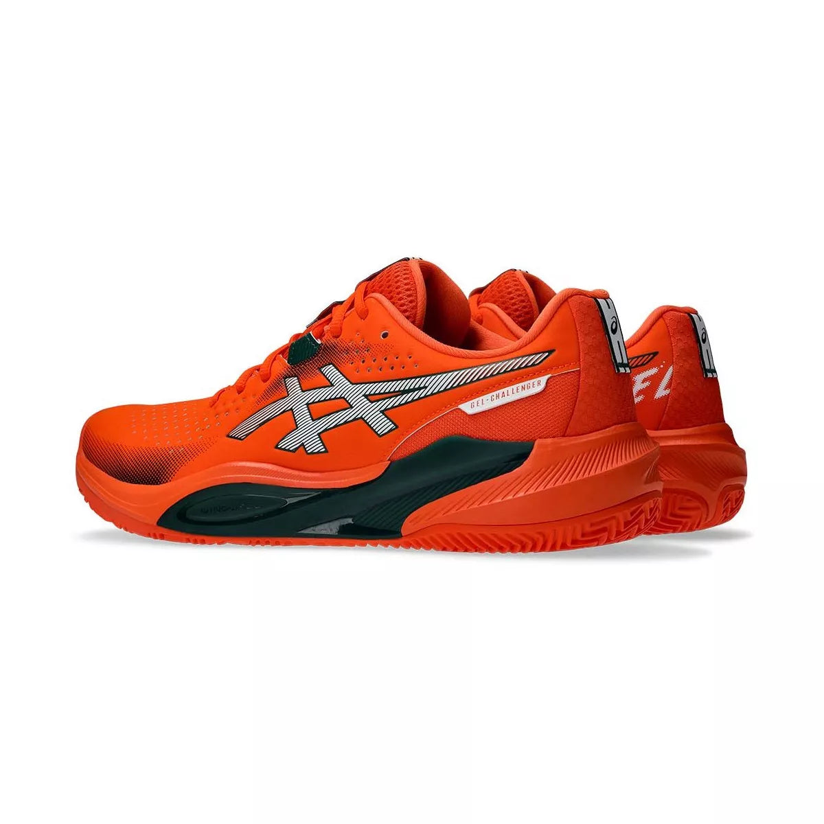 Asics Gel Challenger 15 Padel Shoes Orange / Green – 4