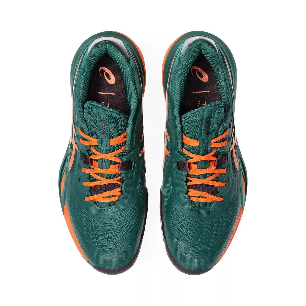 Asics Gel Resolution X Padel Green / Orange Shoes – 7