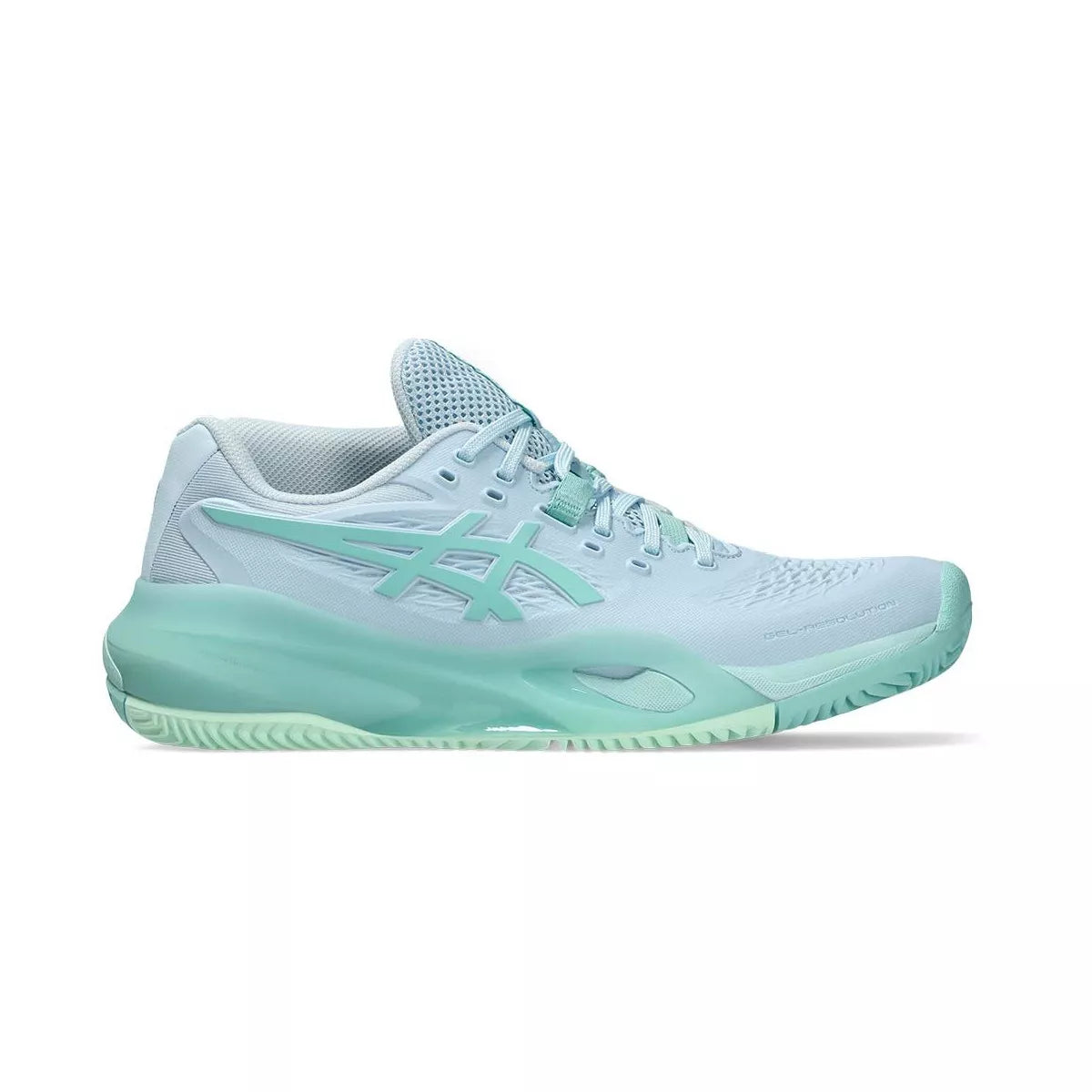 Asics Gel Resolution X Clay Court Women's Tennis Shoes Pastel Blue / Green