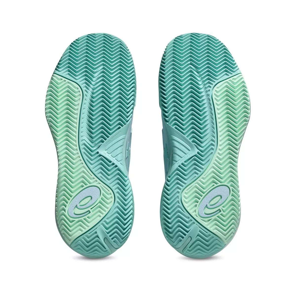 Asics Gel Resolution X Clay Court Women's Tennis Shoes Pastel Blue / Green – 3