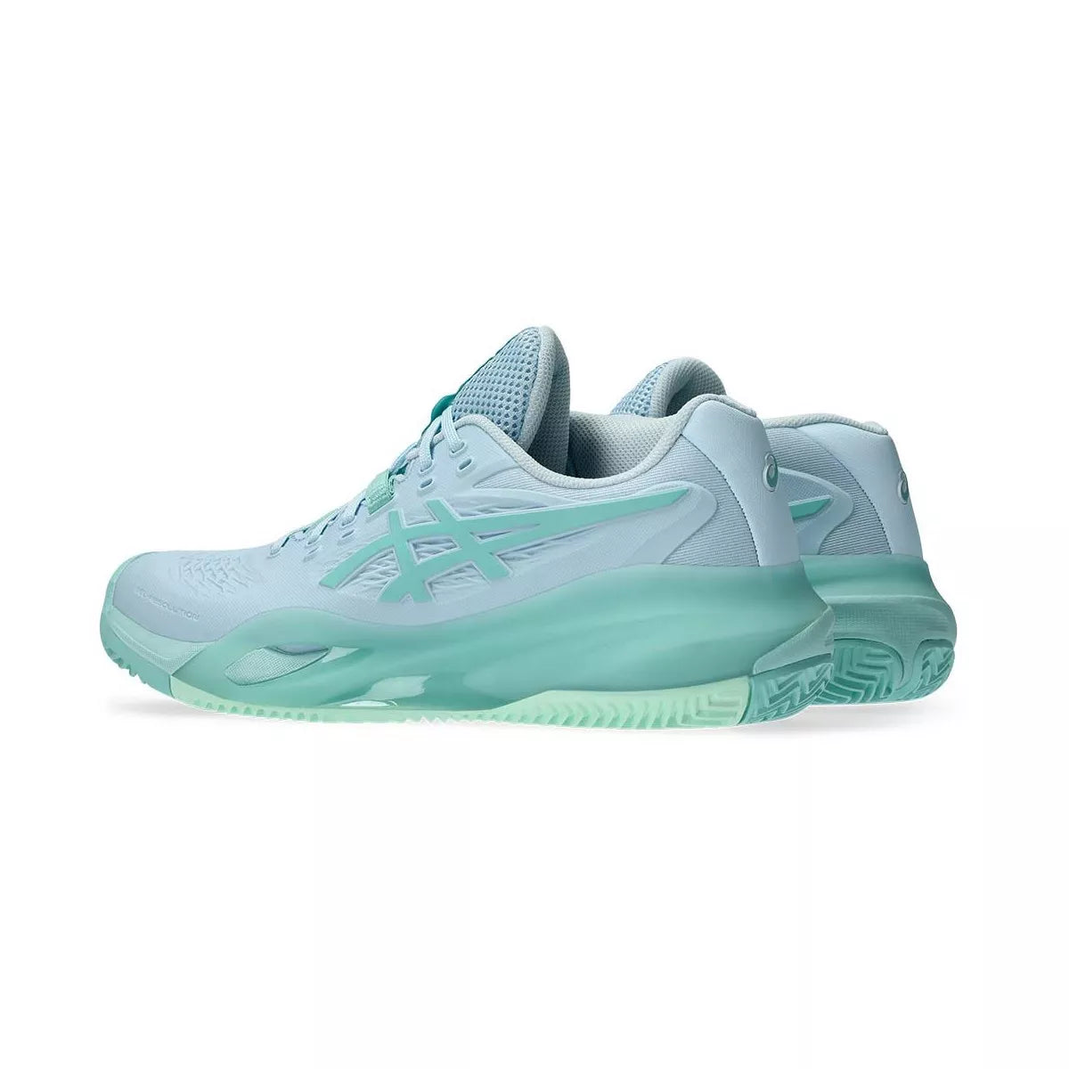 Asics Gel Resolution X Clay Court Women's Tennis Shoes Pastel Blue / Green – 4