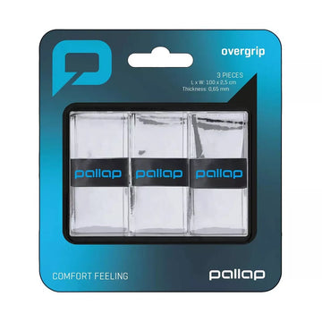Pallap White Overgrips - 3 Pack