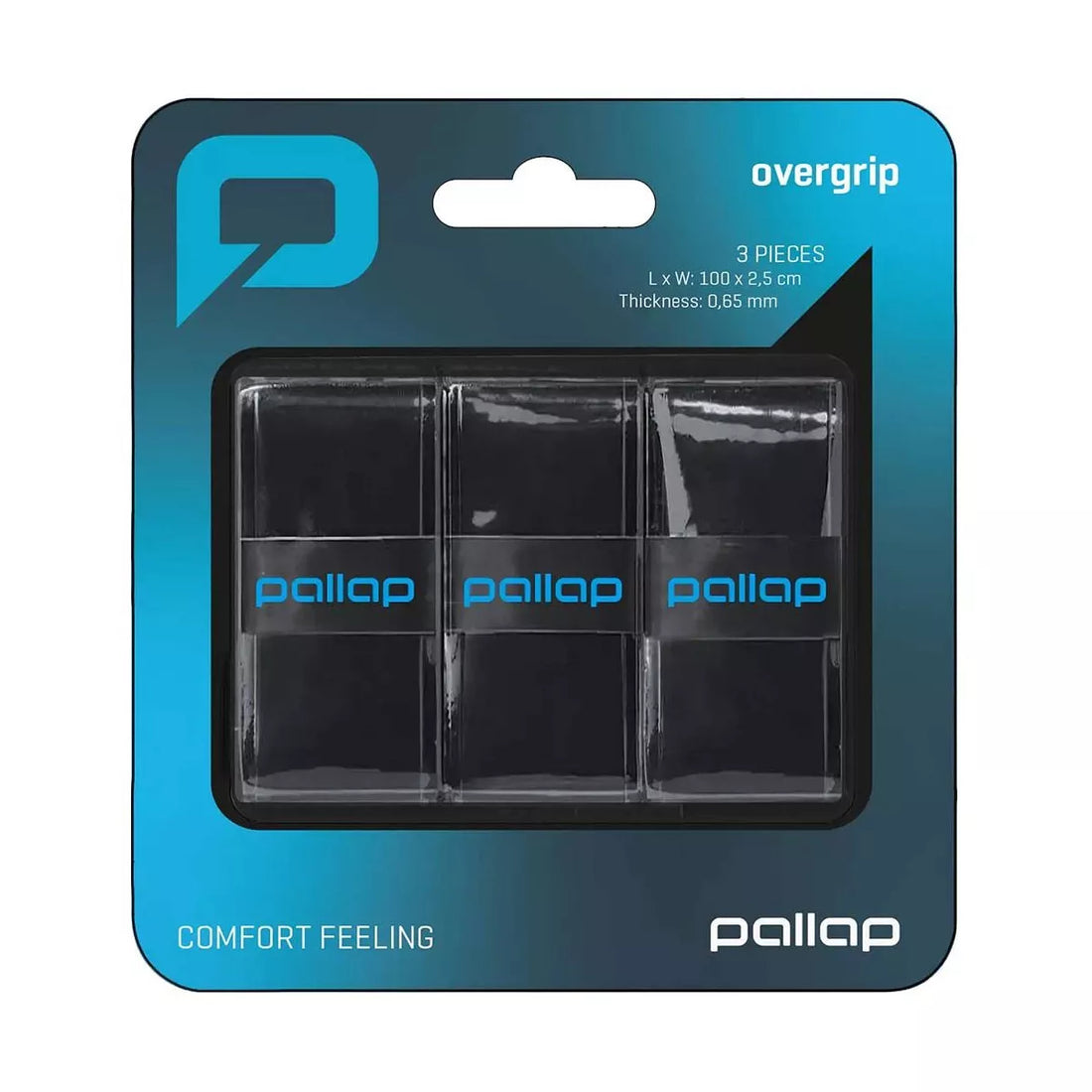 Pallap Black Overgrips x3