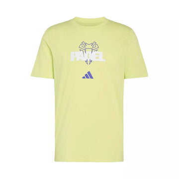 Adidas Padel Graphic Yellow T-Shirt