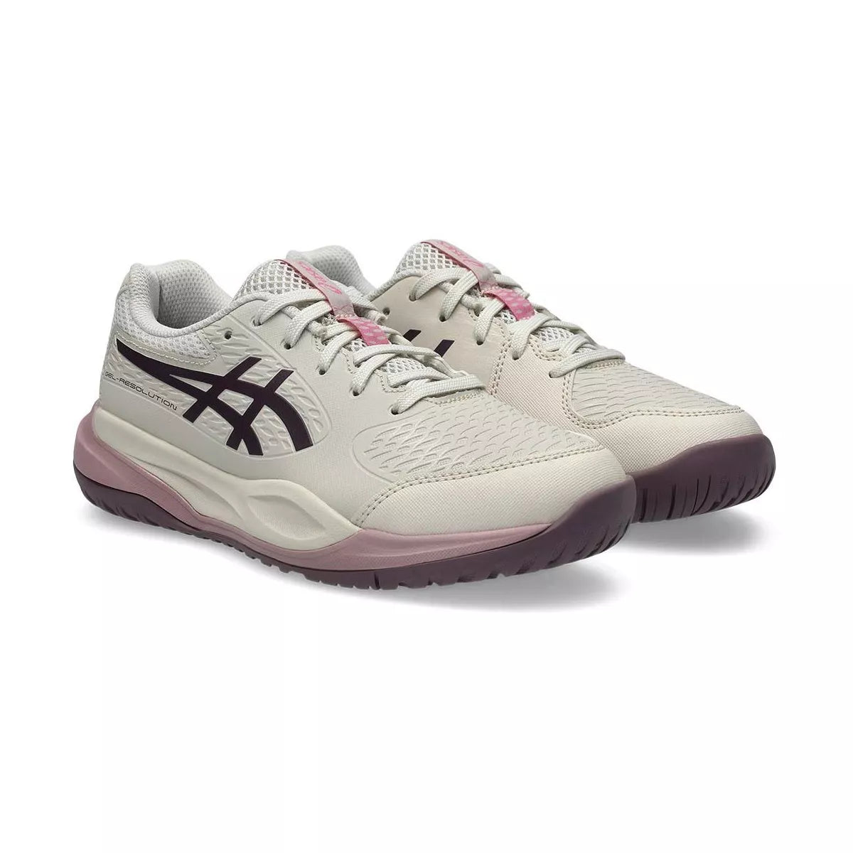 Asics Gel Resolution X GS Junior Tennis Shoes Beige – 6