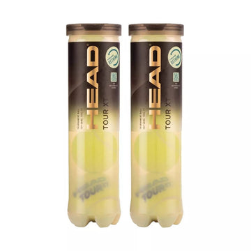 HEAD Tour XT Tennis Balls - 2 Tubes of 4