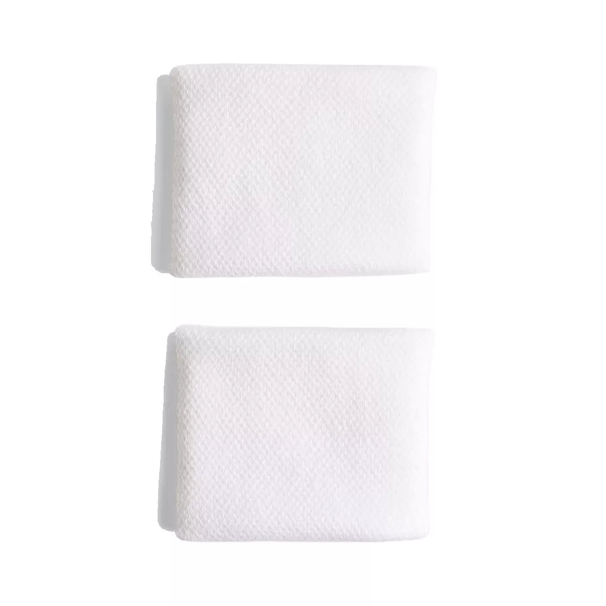 Adidas Tennis Wristbands - White / Silver (Pair) – 2