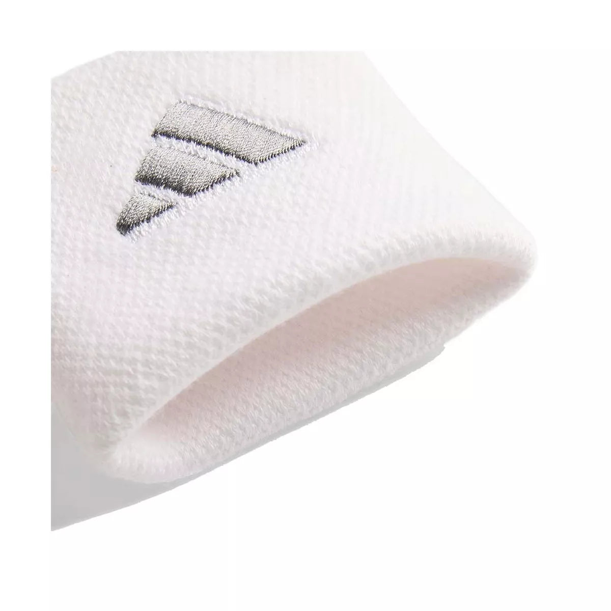 Adidas Tennis Wristbands - White / Silver (Pair) – 4