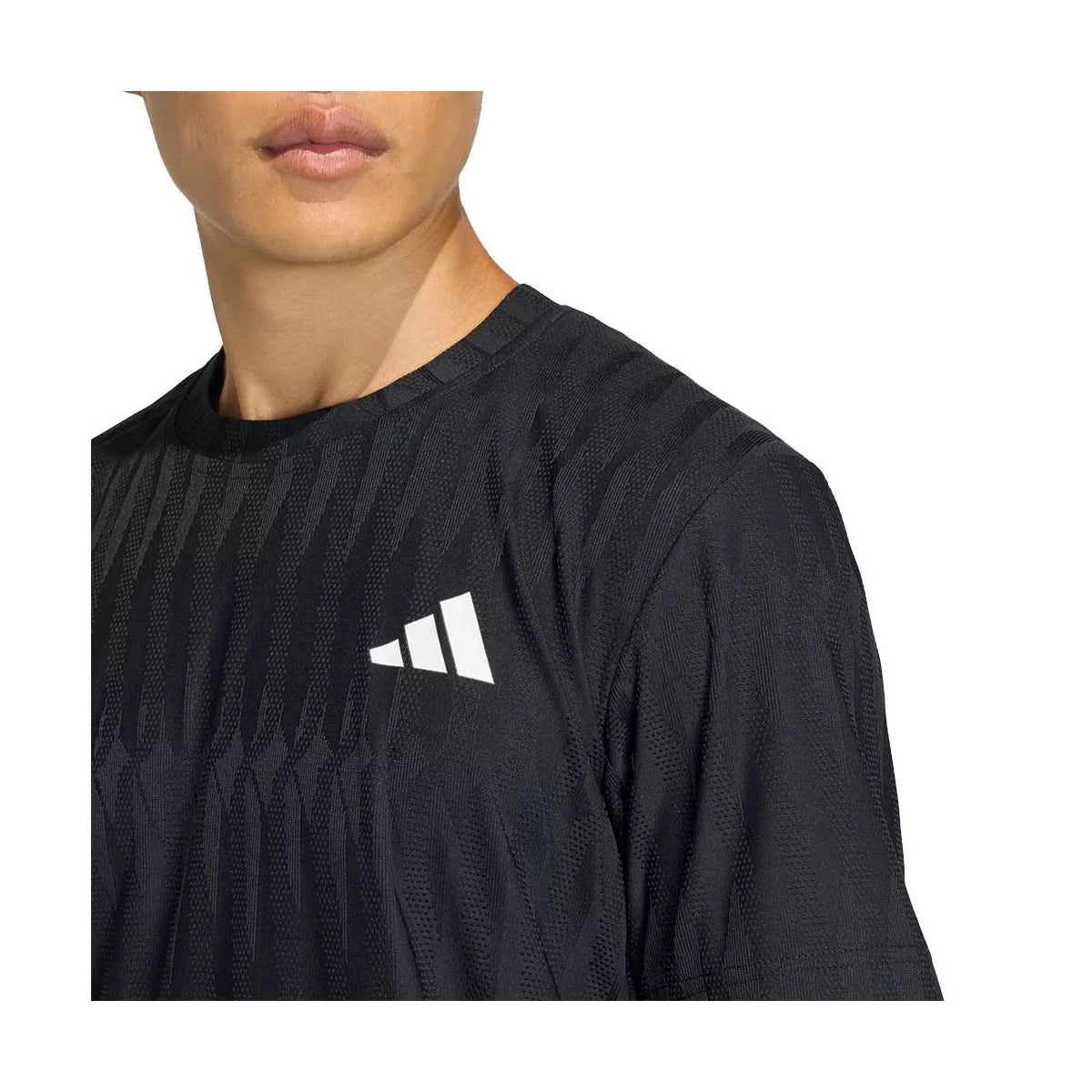 Adidas Climacool+ Airchill FreeLift Tennis T-Shirt - Black – 4