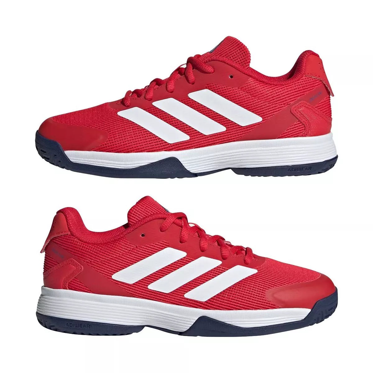Adidas Ubersonic 5 Junior Tennis Shoes Red / White / Blue – 7
