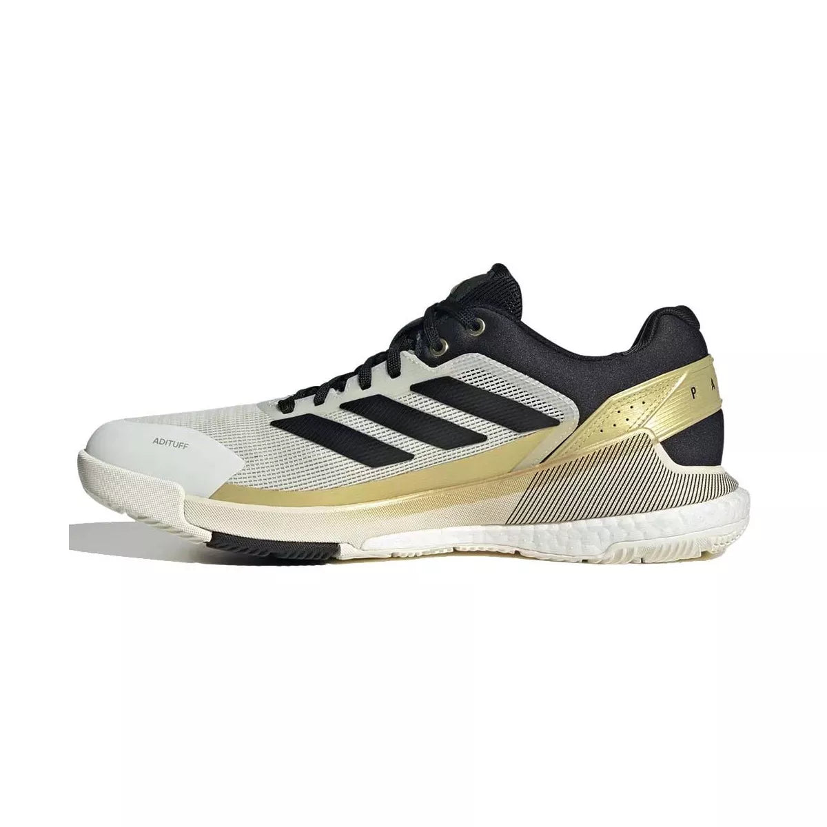 Adidas Crazyquick Boost Padel Shoes White / Black / Gold – 5