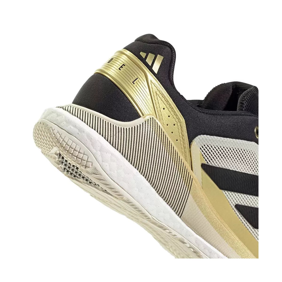 Adidas Crazyquick Boost Padel Shoes White / Black / Gold – 7