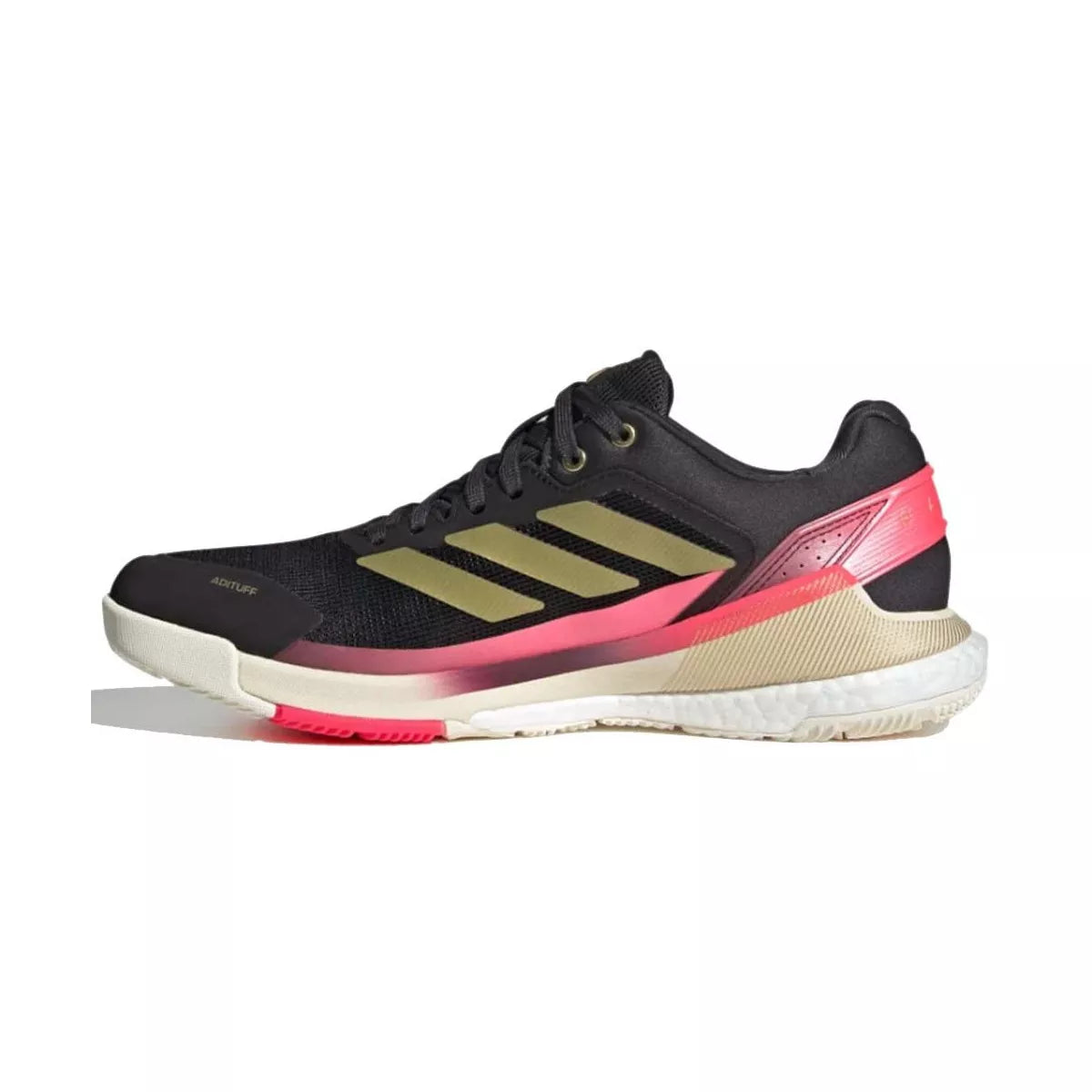 Adidas Crazyquick Boost Padel Shoes Black / Gold / Pink – 2