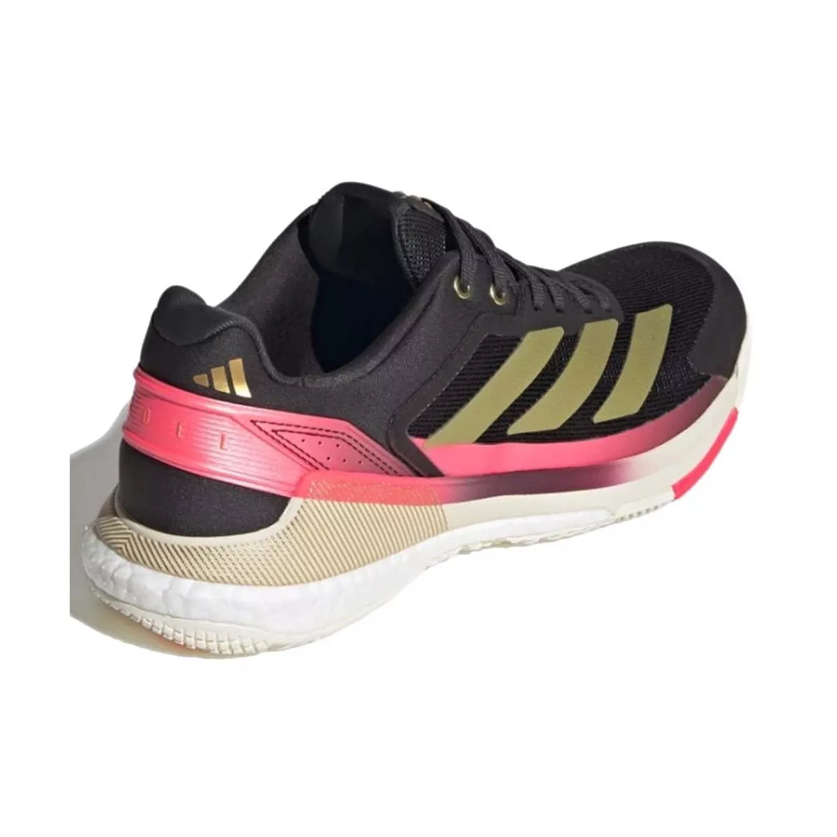 Adidas Crazyquick Boost Padel Shoes Black / Gold / Pink – 6