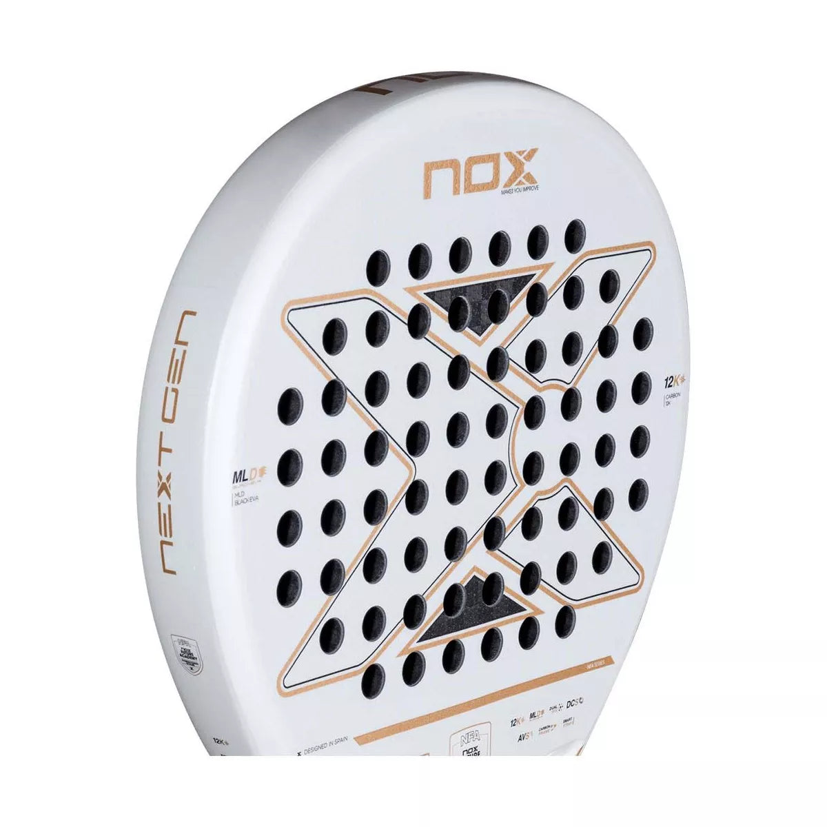 Nox NextGen Pro Hybrid 12K 2026 Padel Racquet – 3