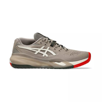 Asics Gel Resolution X Taupe Grey Tennis Shoes