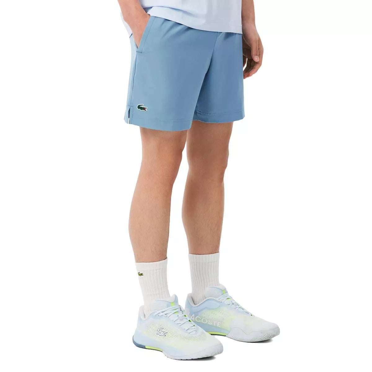 Lacoste Tennis Ultra Dry Reflective Shorts Blue Grey – 4
