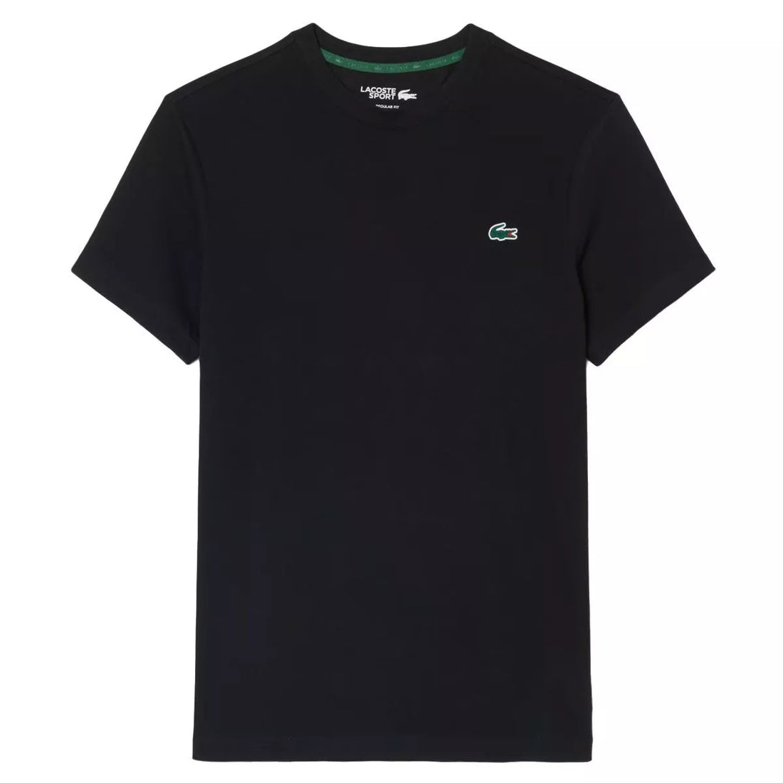 Lacoste Sport Ultra Dry Graphic T-Shirt Black / Grey